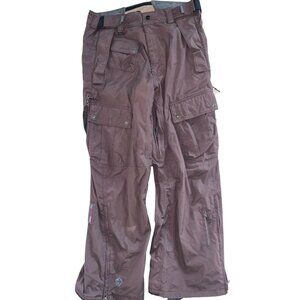 Sessions Ridge Pants Brown Waterproof Breathable Snowboard Ski Snow Mens S